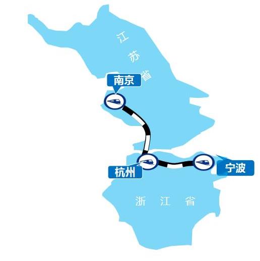 寧杭線高鐵列車廣告